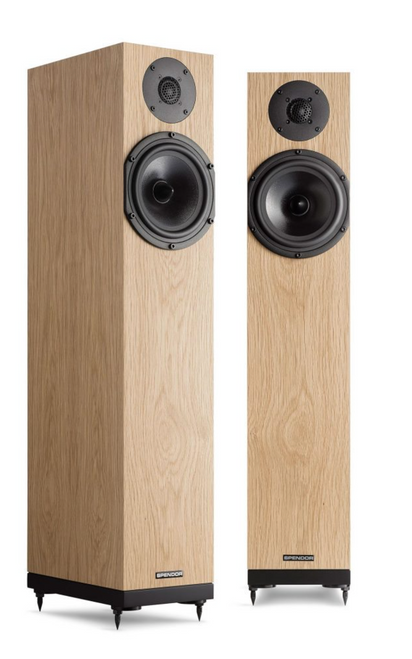Spendor A7 Floorstanding Speakers, pair in Natural Oak

