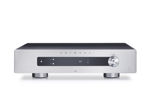  Primare I25 Integrated Amplifier in titanium, front view