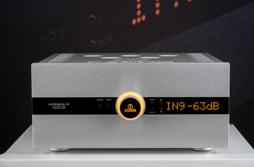 Canor Hyperion P1 Vacuum Tube Preamplifier in Silver