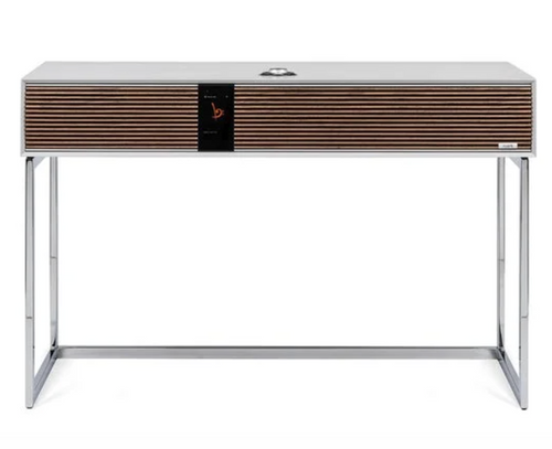 Ruark Audio R810 Hi Fidelity Radiogram in soft grey on stand