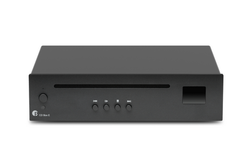 ProJect CD Box E CD Player in Black front.