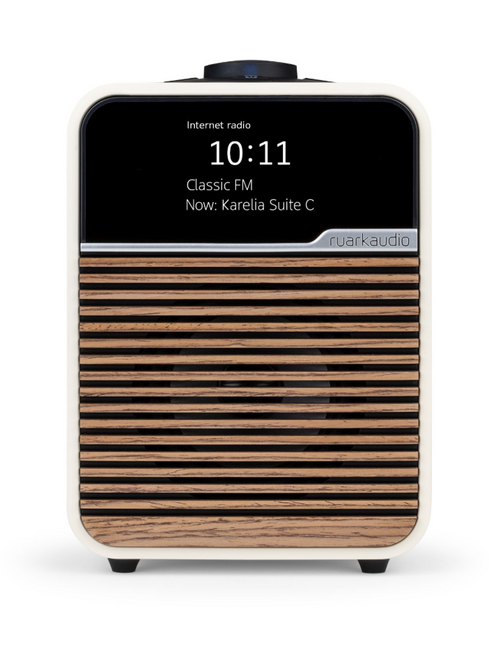 Ruark Audio R1S Smart Radio in Light Cream, front