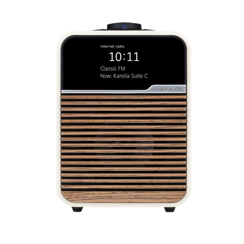 Ruark Audio R1S Smart Radio in Light Cream, front