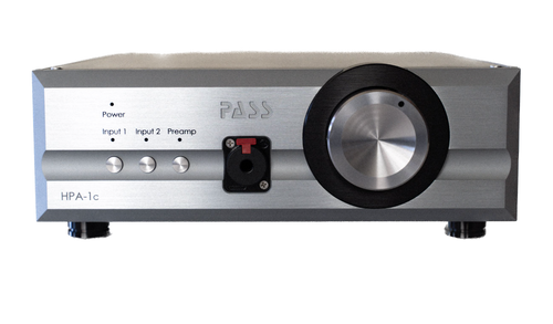 Pass Labs HPA-1C Stereo Headphone Amplifier, in Silver