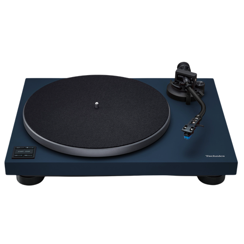 Technics SL-40CBT Direct Drive Bluetooth Turntable in Blue, front without dustcover