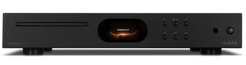 Audiolab 7000CDT CD Transport, in Black.  Front image