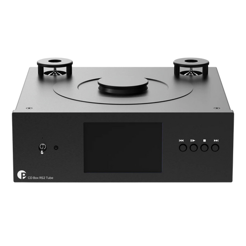 ProJect CD Box RS2 Tube CD Player in Black, front