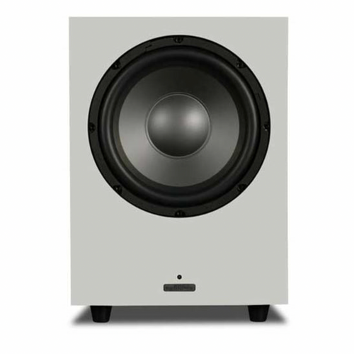 Mission LX-10SUB MKII Active Dynamic Drive IB Subwoofer in Lux White Matte, front
