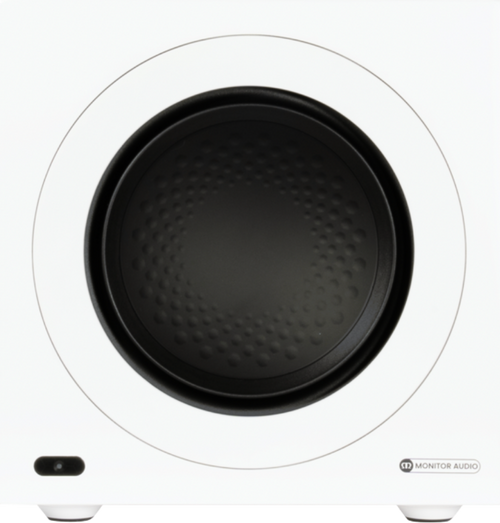 Monitor Audio Anthra W10 Subwoofer, in Satin White, front
