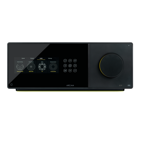 Arcam AVA35 AV Amplifer front view with digital controls