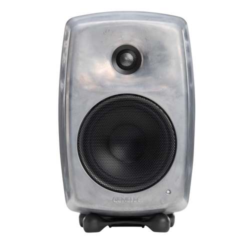 Genelec 8030C Two-Way  Active Studio Monitors.  Individual monitor shown in Raw front on