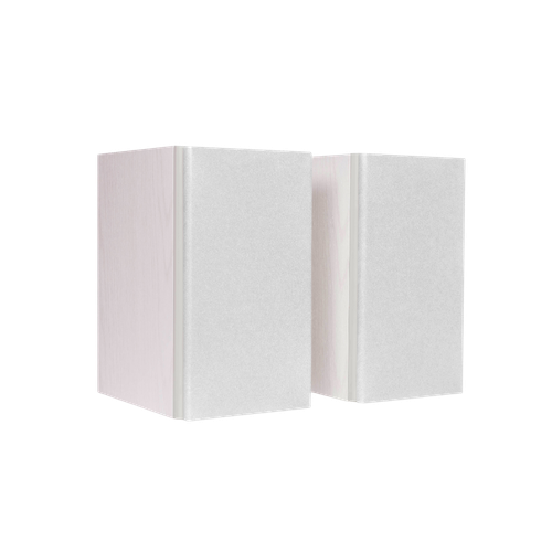 Encel Gelati Bookshelf Speakers in Vanilla White with White Grilles