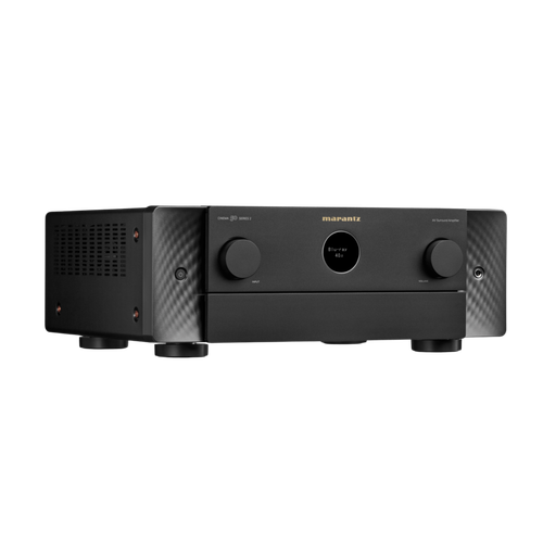 Marantz Cinema 50 Series 2 AV Receiver in Black, angled to the right