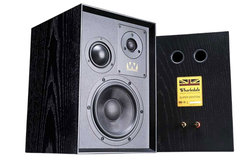 Wharfedale Super Denton Heritage Speakers in Black, pair