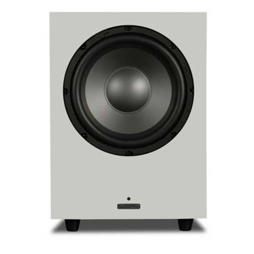 Mission LX-10SUB MKII Active Dynamic Drive IB Subwoofer in Lux White Matte, front