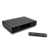 Cambridge Audio CXC CD Transport V2  Black Edition, angled image with remote control