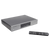 Cambridge Audio CXC CD Transport V2 in Luna Grey, angled image with remote control