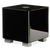 REL T/5x Subwoofer in High Gloss Black, angled image