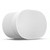 Sonos Era 300 Speaker in White, front and side