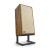 KLH Model 5 Loudspeakers in Walnut, individual speaker shown with grille