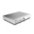  Rotel A11MKII Integrated Amplifier in Silver, top , angled