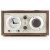 Tivoli Audio Model Three BT in Walnut & Beige, front