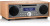  Tivoli Audio Music System+ Cherry & Taupe, angled view