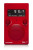   Tivoli Audio PAL+ BT in red, front