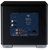 REL HT/1205 MKII Subwoofer in black, rear of unit