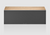 B&W HTM6 S3 Centre Channel Speaker in Oak/White. Grille image

