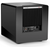 JL Audio E-Sub e112 12-inch Subwoofer in Black Gloss. Back of unit, angled view

