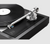 Linn Majik LP12 Turntable in Black Ash, closeup of tonearm