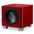 REL T/9x Subwoofer Limited Edition Italian Racing Red, on an angle