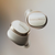 B&W Pi8 Wireless Earbuds in Dove White