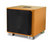 REL T/9x Subwoofer Limited Edition Tangerine Dream angled image with grille