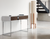 Ruark Audio R810 Hi Fidelity Radiogram in soft grey on stand, in room view
