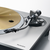 Technics SL-1300G Grand Class Turntable in silver, tonearm closeup