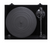 Audio-Technica Turntables Audio Technica AT-LPW50PB Turntable in Piano Black, helicopter view