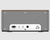Klipsch The ONE Plus Bluetooth Speaker in Walnut.  Back of unit