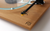 Rega Planar 3 Turntable in Oak closeup