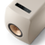 KEF LS50 Wireless II Speakers in Sand Shell individual speaker, tweeter closeup