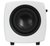 Jamo Cube Compact Powered Subwoofer, White side