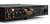 Hegel H150 Streaming Amplifier in Black, angled, rear view