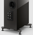 KEF R7 Meta Floorstanding Speakers in Titanium Gloss. Individual Speaker, rear plugs
