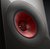 KEF R7 Meta Floorstanding Speakers in Titanium Gloss. Individual Speaker, close up of tweeter