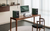 KEF Coda W Active Speakers in Moss Green, in room placement