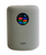 WiiM Sound Smart Speaker in White with controls displayed