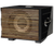 REL S/850 Subwoofer in black, with wooden grille
