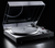 Dual CS-418 Manual Turntable with dustcover lifted