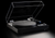 Dual CS-618Q Semi-Automatic Turntable in Blackwood with Dustcover up.  